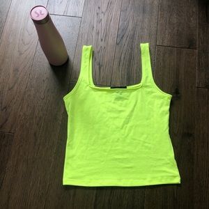 Neon Cropped Tank